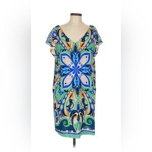 Anthropologie Maeve Colorful Midi Knee Length Dress